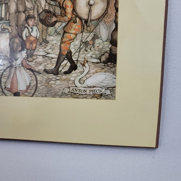 Vtg Anton Pieck One Man Band Picture - Donald Art Co NY - Picture 2 of 15